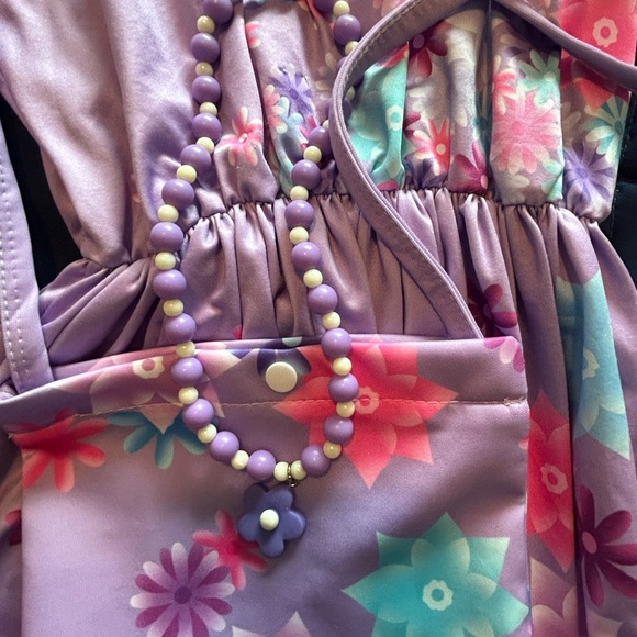 ISABELA DRESS • Ruffle Short Sleeves • Purple/Pink • 5-7 • - Picture 7 of 9